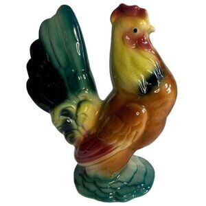 Vintage Royal Copley Chicken Hen Rooster Ceramic Figure